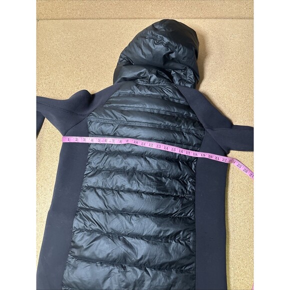 Woman’s Nike Tech Fleece Aeroloft 800 Down Fill Puffer Jacket Parka Size M Black - Picture 6 of 7